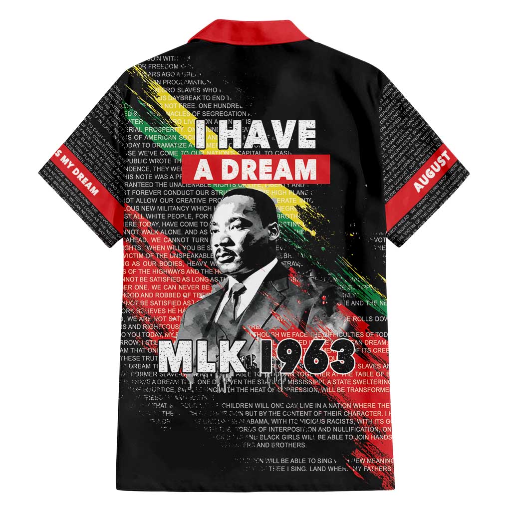 MLK Honoring The Legacy Family Matching Short Sleeve Bodycon Dress and Hawaiian Shirt Black Version LT05 - Wonder Print Shop