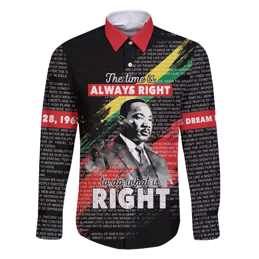 MLK Honoring The Legacy Family Matching Summer Maxi Dress and Hawaiian Shirt Black Version LT05 - Wonder Print Shop