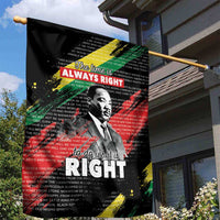 MLK Honoring The Legacy Garden Flag Black Version LT05 - Wonder Print Shop