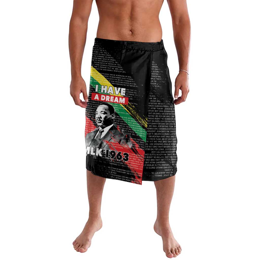 MLK Honoring The Legacy Lavalava Black Version LT05 - Wonder Print Shop