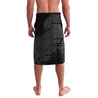 MLK Honoring The Legacy Lavalava Black Version LT05 - Wonder Print Shop