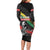 MLK Honoring The Legacy Long Sleeve Bodycon Dress Black Version LT05 - Wonder Print Shop