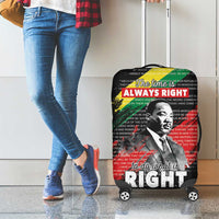 MLK Honoring The Legacy Luggage Cover Black Version LT05 - Wonder Print Shop