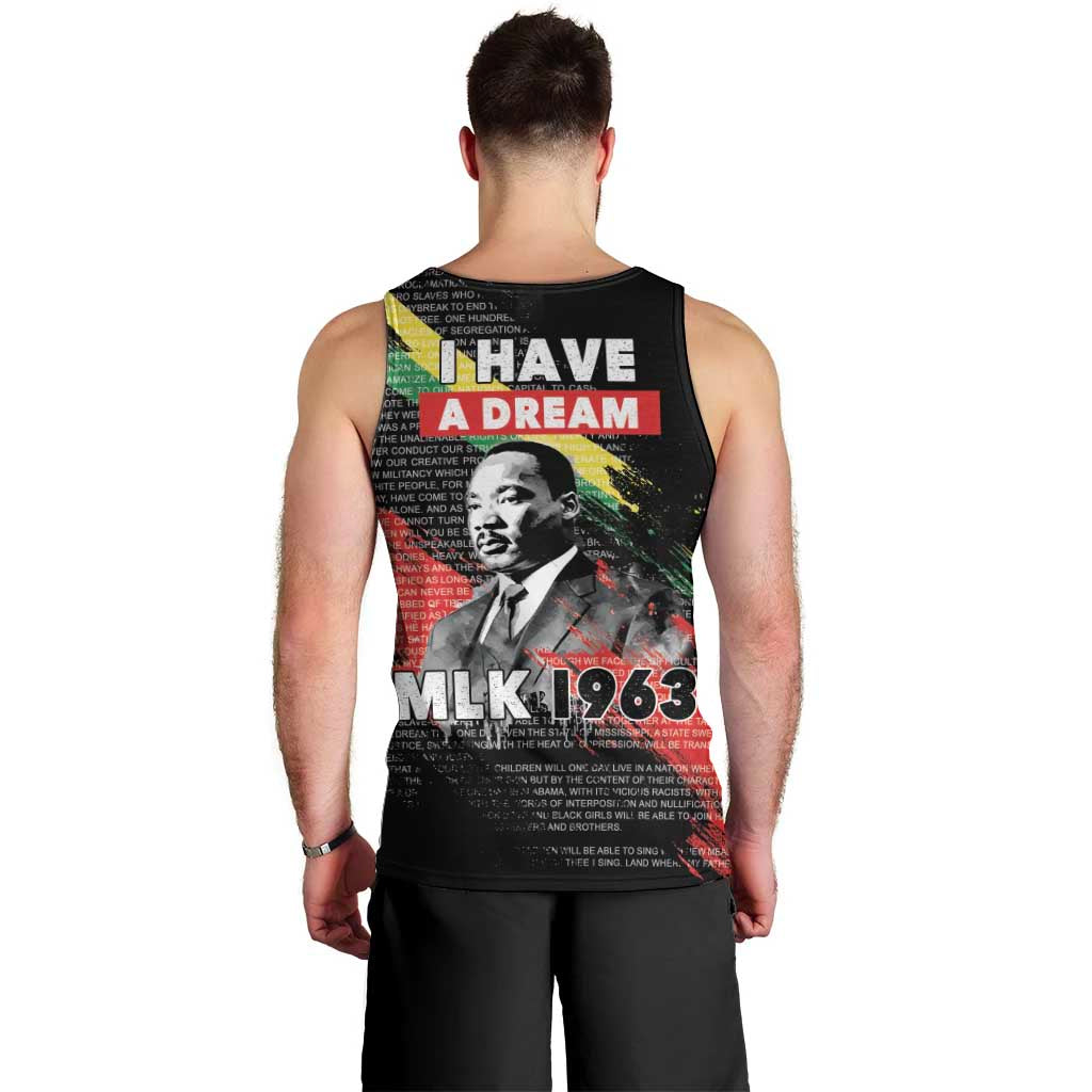 MLK Honoring The Legacy Men Tank Top Black Version LT05 - Wonder Print Shop