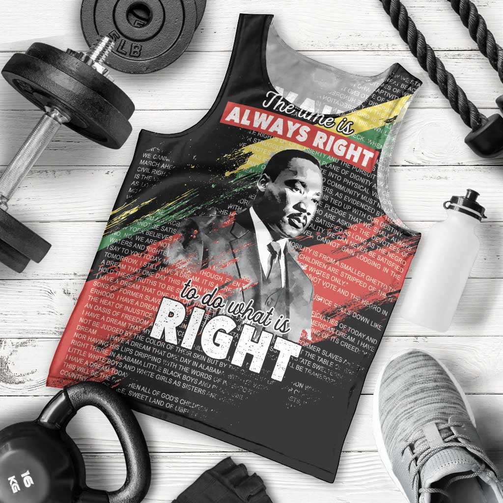 MLK Honoring The Legacy Men Tank Top Black Version LT05 - Wonder Print Shop