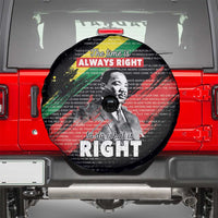 MLK Honoring The Legacy Spare Tire Cover Black Version LT05 - Wonder Print Shop