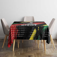 MLK Honoring The Legacy Tablecloth Black Version LT05 - Wonder Print Shop