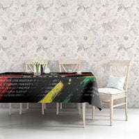 MLK Honoring The Legacy Tablecloth Black Version LT05 - Wonder Print Shop