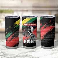 MLK Honoring The Legacy Tumbler Cup Black Version LT05 - Wonder Print Shop