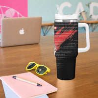 MLK Honoring The Legacy Tumbler With Handle Black Version LT05 - Wonder Print Shop