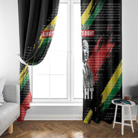 MLK Honoring The Legacy Window Curtain Black Version LT05 - Wonder Print Shop