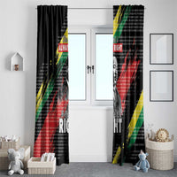 MLK Honoring The Legacy Window Curtain Black Version LT05 - Wonder Print Shop