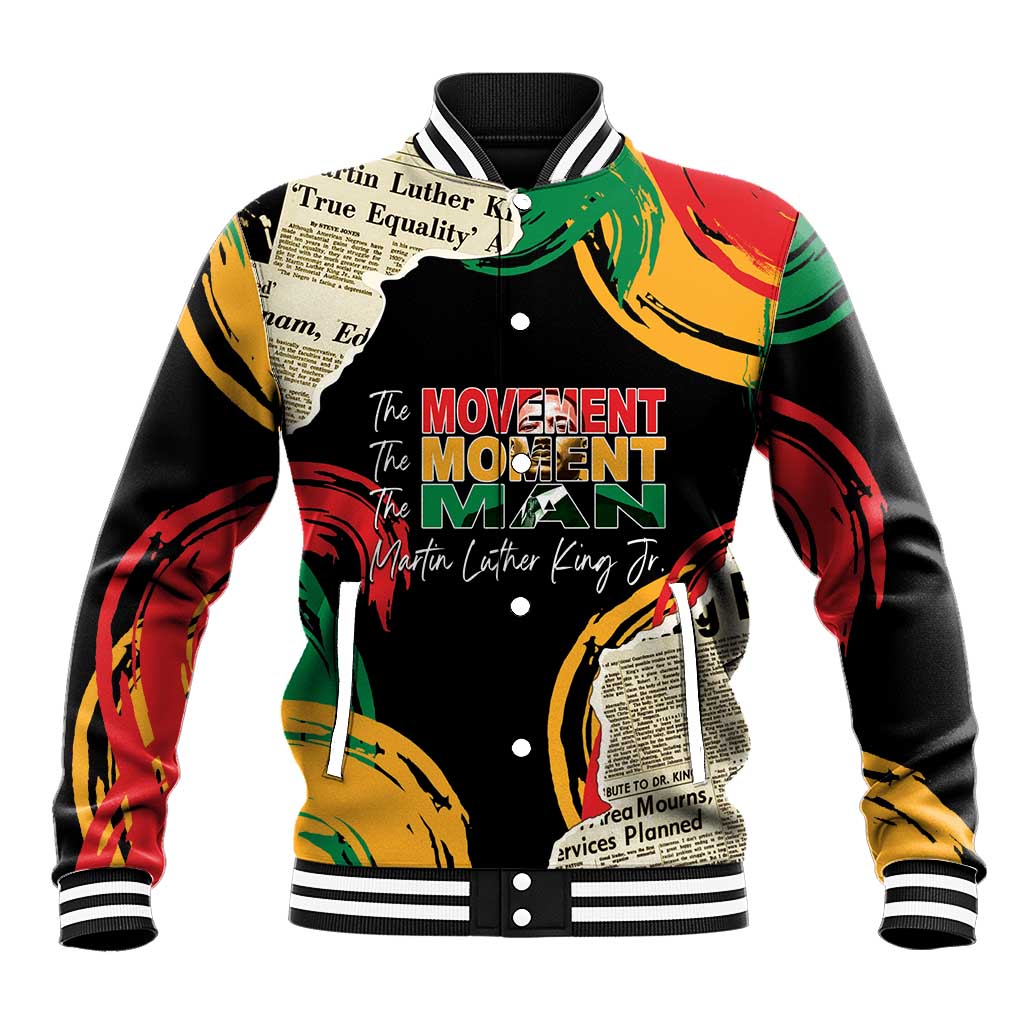 Remembering The Legacy Of MLK Baseball Jacket LT05 - Wonder Print Shop