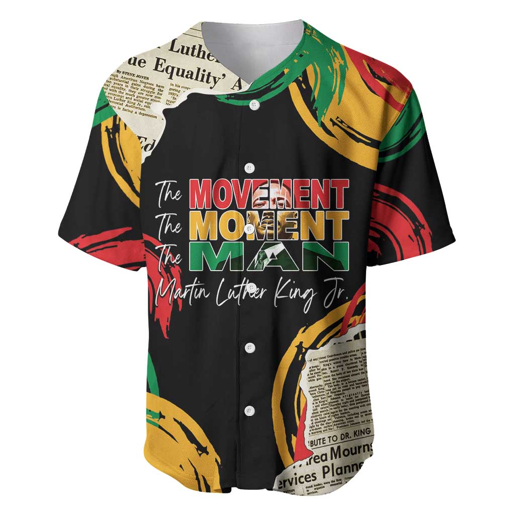 Remembering The Legacy Of MLK Baseball Jersey LT05 - Wonder Print Shop