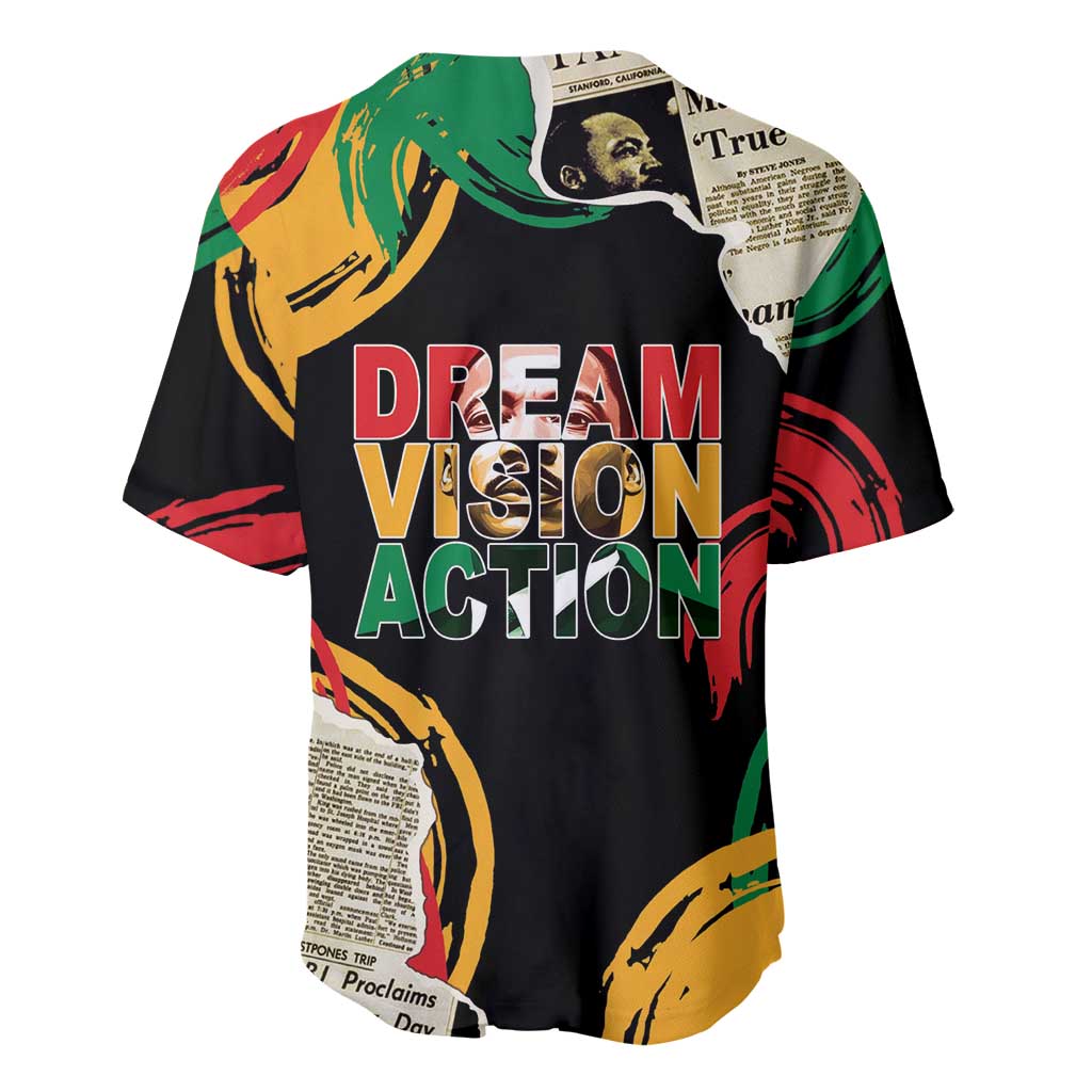 Remembering The Legacy Of MLK Baseball Jersey LT05 - Wonder Print Shop