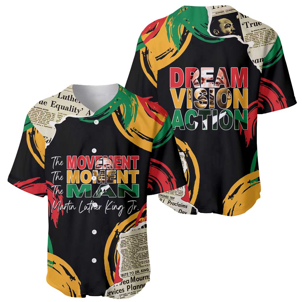 Remembering The Legacy Of MLK Baseball Jersey LT05 - Wonder Print Shop