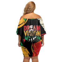 Remembering The Legacy Of MLK Family Matching Off Shoulder Short Dress and Hawaiian Shirt LT05 - Wonder Print Shop