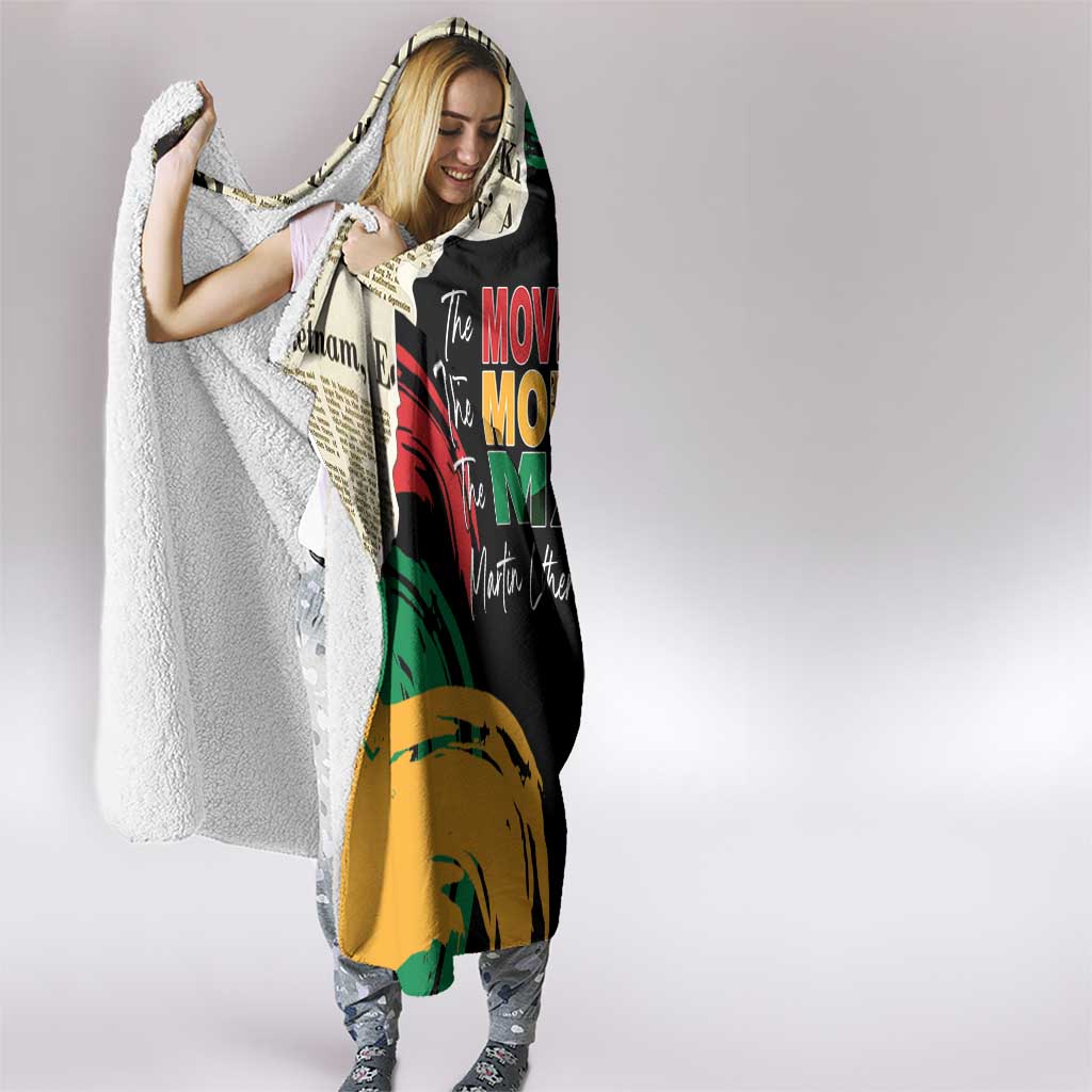 Remembering The Legacy Of MLK Hooded Blanket