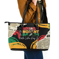 Remembering The Legacy Of MLK Leather Tote Bag LT05 - Wonder Print Shop