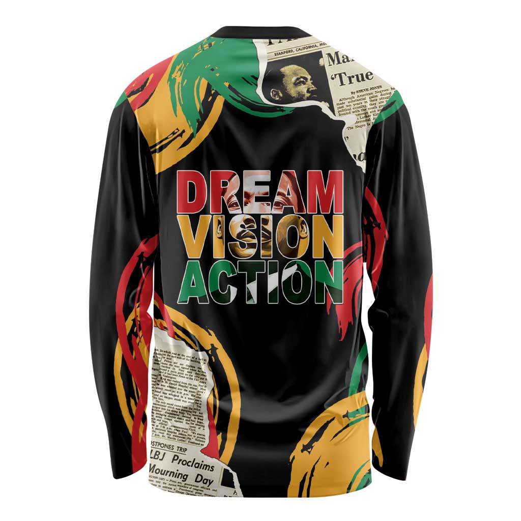 Remembering The Legacy Of MLK Long Sleeve Shirt LT05 - Wonder Print Shop