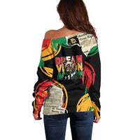 Remembering The Legacy Of MLK Off Shoulder Sweater LT05 - Wonder Print Shop