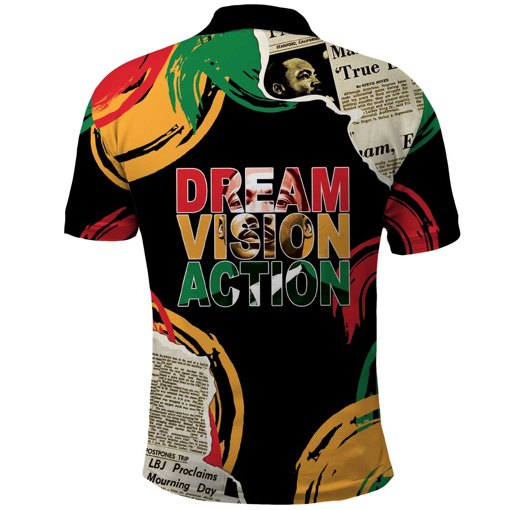 Remembering The Legacy Of MLK Polo Shirt LT05 - Wonder Print Shop