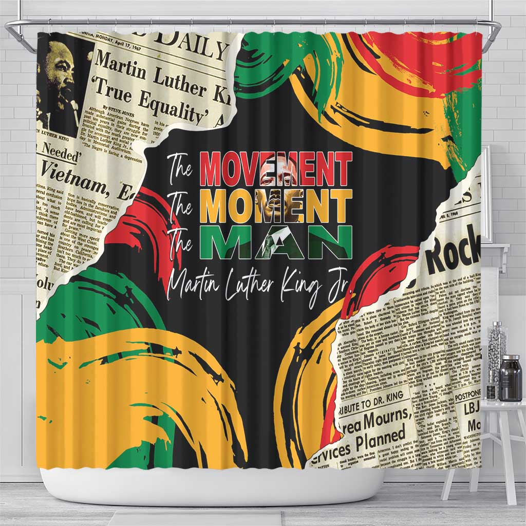 Remembering The Legacy Of MLK Shower Curtain