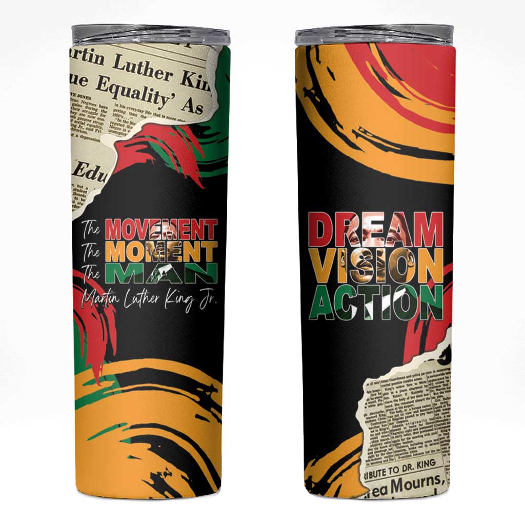 Remembering The Legacy Of MLK Skinny Tumbler LT05 - Wonder Print Shop