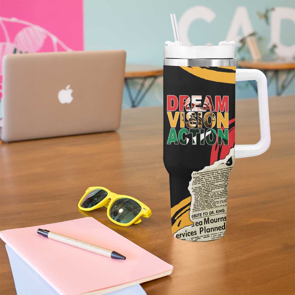 Remembering The Legacy Of MLK Tumbler With Handle LT05 - Wonder Print Shop