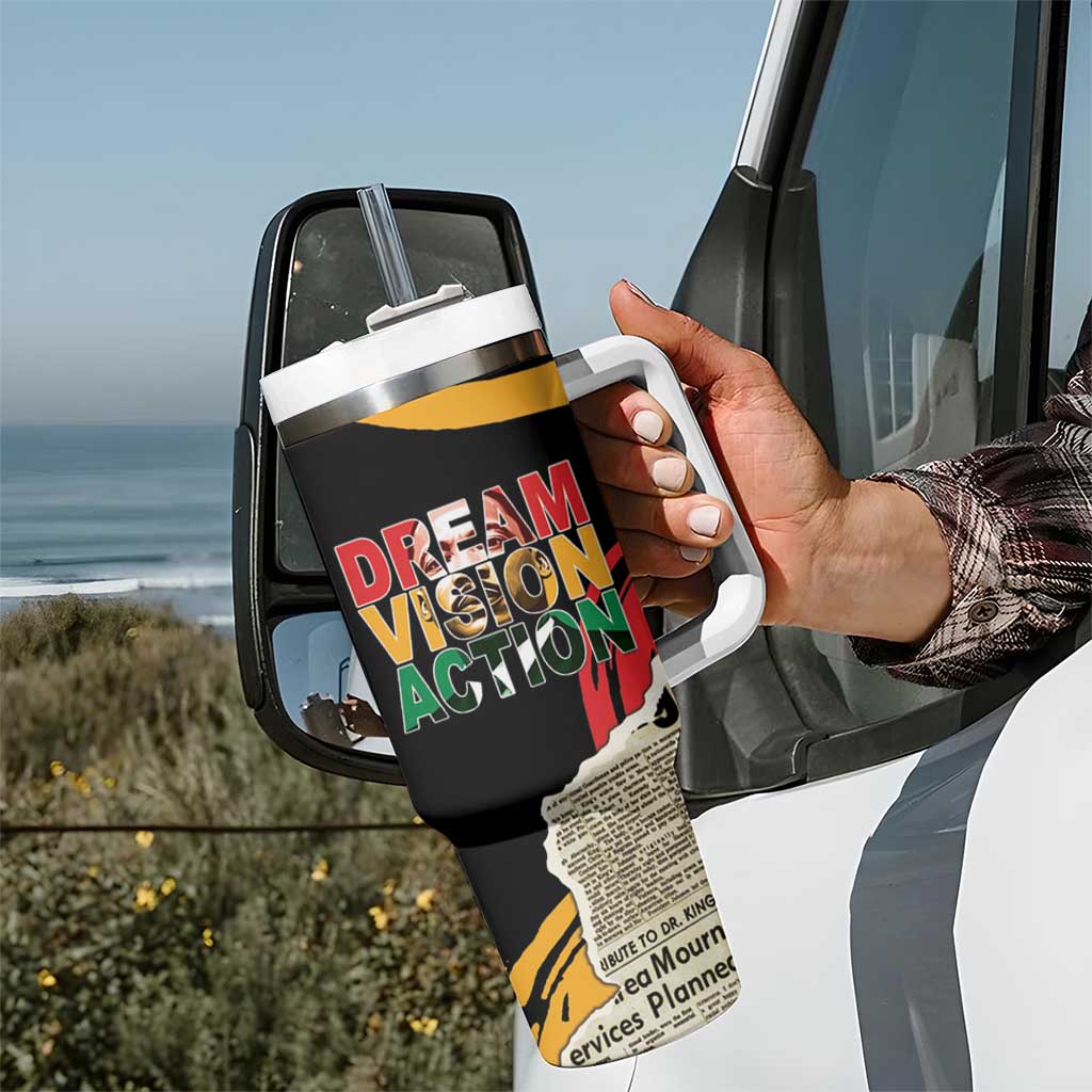 Remembering The Legacy Of MLK Tumbler With Handle LT05 - Wonder Print Shop