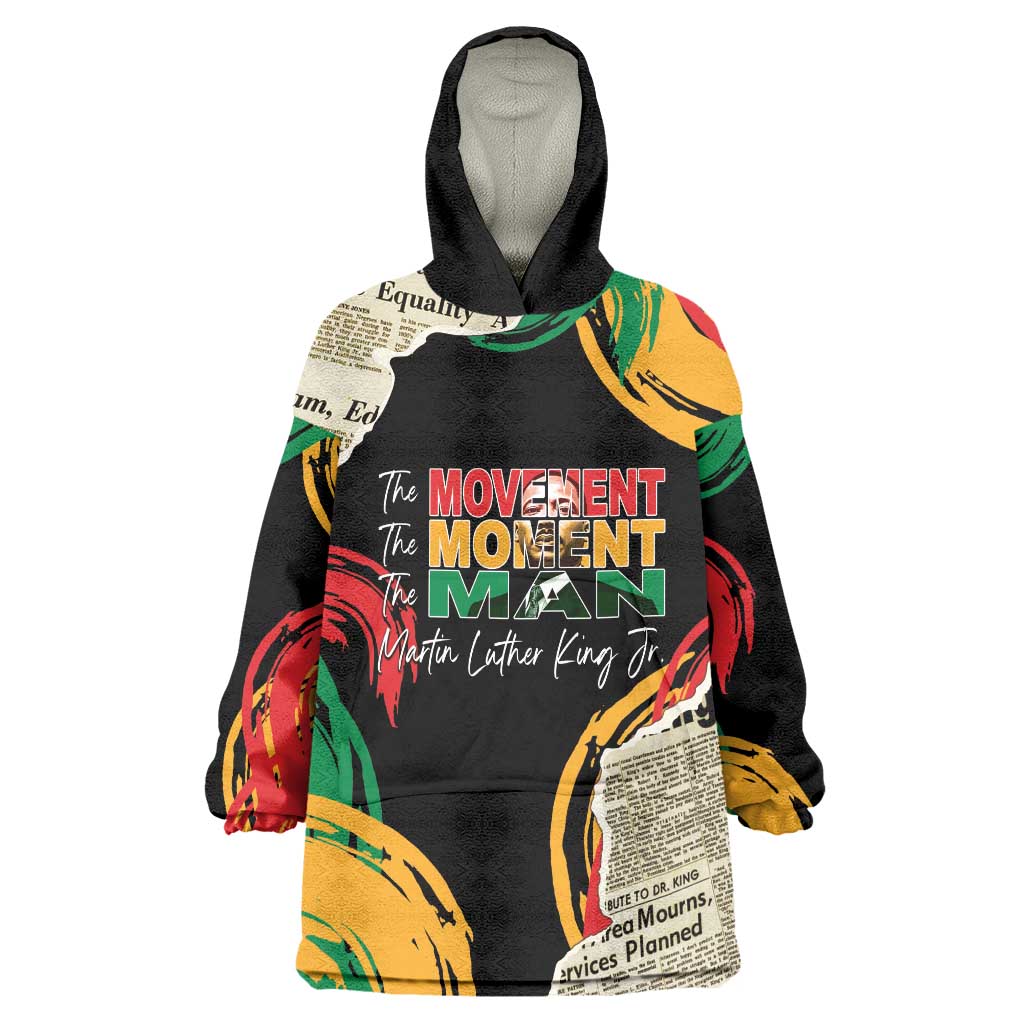Remembering The Legacy Of MLK Wearable Blanket Hoodie LT05 - Wonder Print Shop