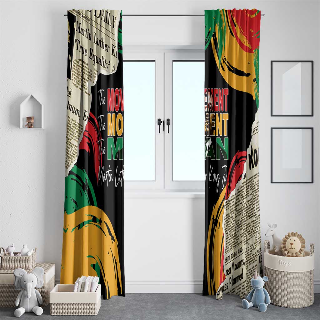 Remembering The Legacy Of MLK Window Curtain LT05 - Wonder Print Shop