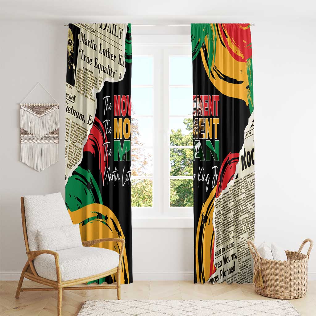 Remembering The Legacy Of MLK Window Curtain LT05 - Wonder Print Shop