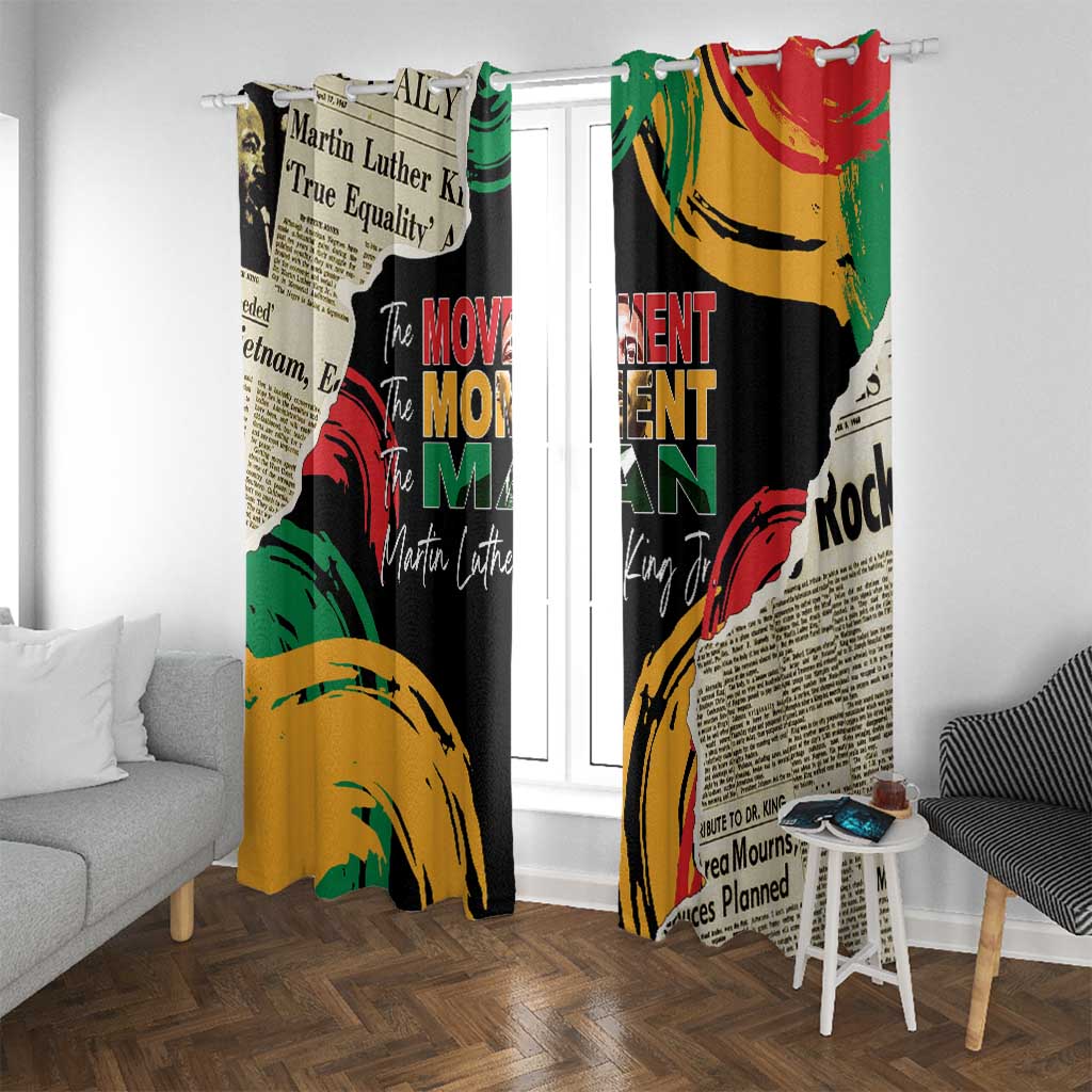 Remembering The Legacy Of MLK Window Curtain LT05 - Wonder Print Shop
