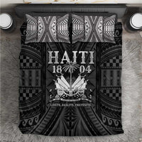Haiti 1804 Bedding Set Polynesian Silver Neg Maron LT05 - Wonder Print Shop