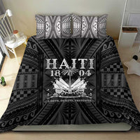 Haiti 1804 Bedding Set Polynesian Silver Neg Maron LT05 - Wonder Print Shop