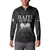Haiti 1804 Button Sweatshirt Polynesian Silver Neg Maron LT05 - Wonder Print Shop