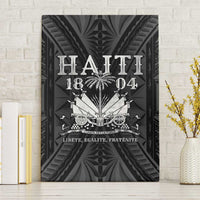 Haiti 1804 Canvas Wall Art Polynesian Silver Neg Maron LT05 - Wonder Print Shop