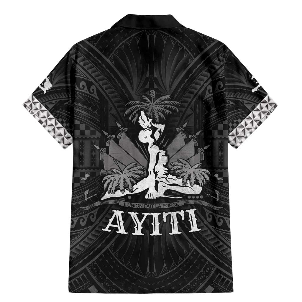 Haiti 1804 Family Matching Mermaid Dress and Hawaiian Shirt Polynesian Silver Neg Maron LT05 - Wonder Print Shop