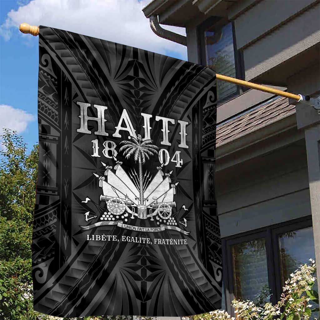 Haiti 1804 Garden Flag Polynesian Silver Neg Maron LT05 - Wonder Print Shop