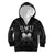 Haiti 1804 Kid Hoodie Polynesian Silver Neg Maron LT05 - Wonder Print Shop