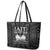 Haiti 1804 Leather Tote Bag Polynesian Silver Neg Maron LT05 - Wonder Print Shop