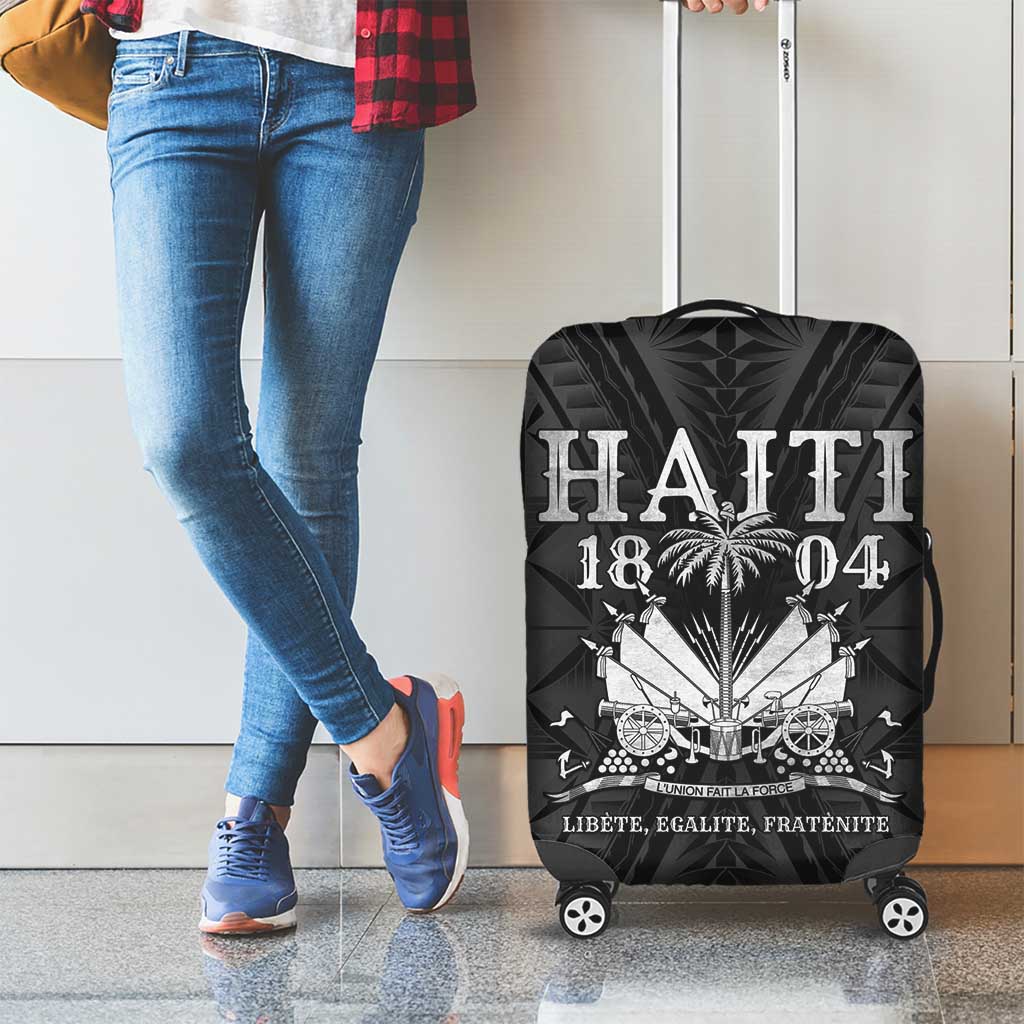 Haiti 1804 Luggage Cover Polynesian Silver Neg Maron LT05 - Wonder Print Shop