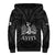 Haiti 1804 Sherpa Hoodie Polynesian Silver Neg Maron LT05 - Wonder Print Shop