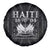 Haiti 1804 Spare Tire Cover Polynesian Silver Neg Maron LT05 - Wonder Print Shop