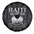 Haiti 1804 Spare Tire Cover Polynesian Silver Neg Maron LT05 - Wonder Print Shop