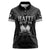 Haiti 1804 Women Polo Shirt Polynesian Silver Neg Maron LT05 - Wonder Print Shop