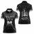 Haiti 1804 Women Polo Shirt Polynesian Silver Neg Maron LT05 - Wonder Print Shop