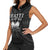 Haiti 1804 Women Sleeveless Polo Shirt Polynesian Silver Neg Maron LT05 - Wonder Print Shop