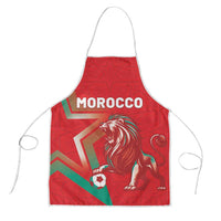 Morocco WC Football 2026 Apron Go Champions Lion Spirit - Wonder Print Shop